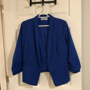All blue blazer